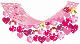 [店舗装飾品] ファンシーバレンタインプリーツハンガーの商品画像