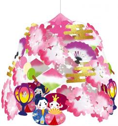 [店舗装飾品] 彩りひなまつり2段センターの商品画像