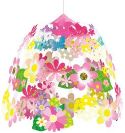 [店舗装飾品] カラフルフラワー2段センターの商品画像