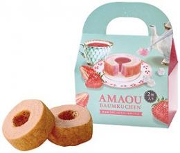 あまおうのしっとりバームクーヘン2個入の商品画像