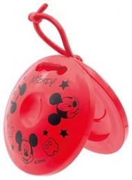 キャラクター顔柄カラフルカスタネットの商品画像