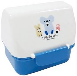 Little Pockets おにぎりお弁当箱 ブルーの商品画像
