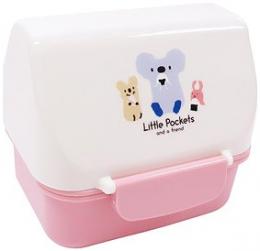 Little Pockets おにぎりお弁当箱 ピンクの商品画像