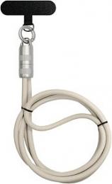 スマホ充電ケーブルストラップ ショルダータイプ ベージュの商品画像