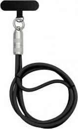 スマホ充電ケーブルストラップ ショルダータイプ ブラックの商品画像