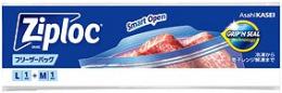 ジップロックフリーザーバッグL・M各1枚入の商品画像