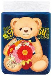 テディベアトイレットロール4ロール(ダブル)の商品画像