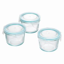 耐熱ガラス保存容器ミニ3pcsの商品画像