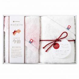 今治 わたいろ タオルギフト フェイスタオル2P ピンクの商品画像
