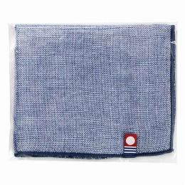 今治ガーゼ&パイル ミニハンカチ ネイビーの商品画像