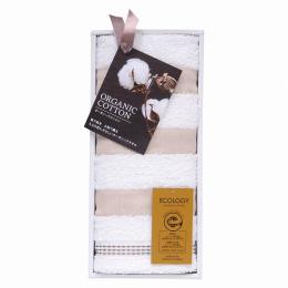 泉州インディア・オーガニック フェイスタオル ホワイトの商品画像