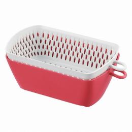 チリトリ ザルボウル カク レッドの商品画像