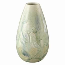 京焼・清水焼 灰釉草花紋 花入の商品画像