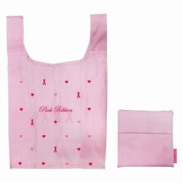 ピンクリボン ラインアップリボン エコバッグの商品画像