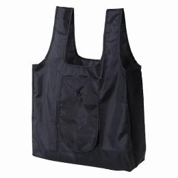 かんたんたためるエコバッグ ブラックの商品画像