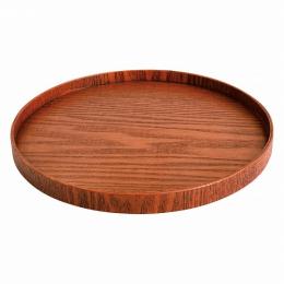 山中塗 ノンスリップ 9寸丸盆 摺りの商品画像