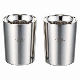 燕研磨ファクトリー ステンレスダブルカップ260ml 2Pの商品画像