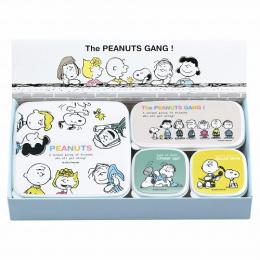 スヌーピー ブレイクタイム シール容器4pcセット・Bの商品画像