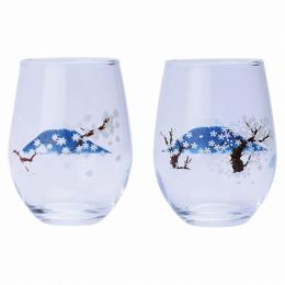 冷感グラス(小) ペア 富士桜・富士紅葉の商品画像