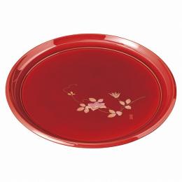 紀州塗 紀の里 春慶8.0丸盆の商品画像