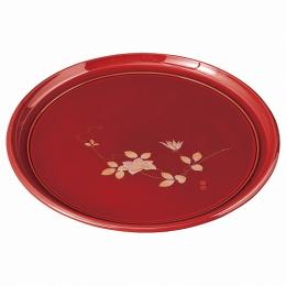 紀州塗 紀の里 春慶10.0丸盆の商品画像