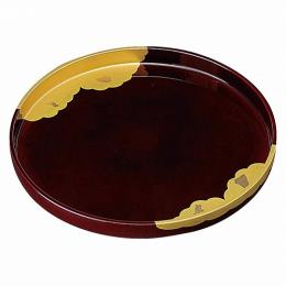 紀州塗 雲居路 8.0丸盆の商品画像