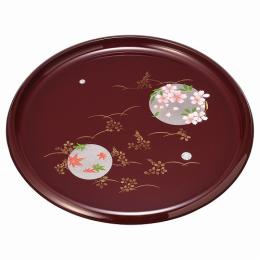 紀州塗 円華 8.0信貴丸盆の商品画像