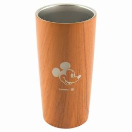 ディズニー WD 木目真空タンブラー MB(ミッキー) 440mlの商品画像