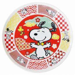 スヌーピー プレート 雲(赤)の商品画像