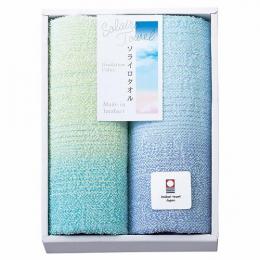 Solairo Towel(ソライロタオル) 今治産タオル フェイスタオル2P ブルーの商品画像