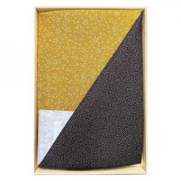 二巾一越織両面染 鮫/小桜 紫/金茶の商品画像