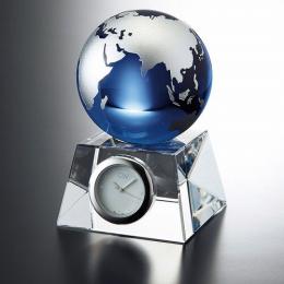 グラスワークスナルミ ブルーアース デスククロック(S)の商品画像