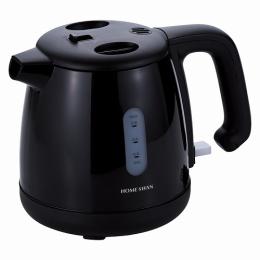 HOME SWAN 転倒漏れ防止機能付き電気ケトル800ml ブラックの商品画像