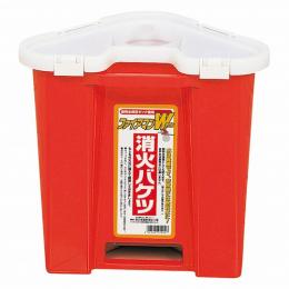 三角消火バケツファイアマンW NC-5 赤の商品画像