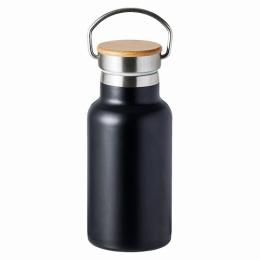 ウッドキャップ・ステンレスボトル350ml マットブラックの商品画像