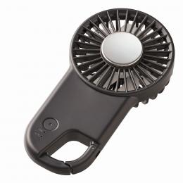 冷却プレートフラットUSBハンデイファン チャコールブラックの商品画像