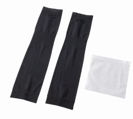 UVカットアームカバー(EVAポーチ付) ブラックの商品画像