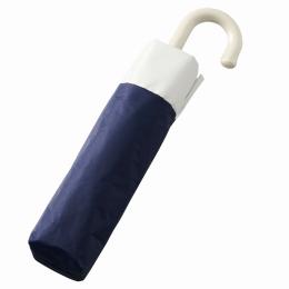 ドーム型ツートーン遮光折りたたみ傘 ネイビーの商品画像