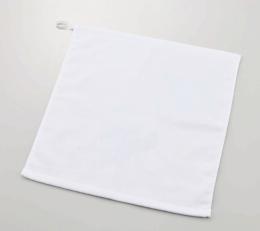 プリントしやすいコットンシャーリングループ付タオル ホワイトの商品画像