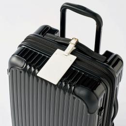 全面印刷できる合皮ラゲッジタグ ホワイトの商品画像