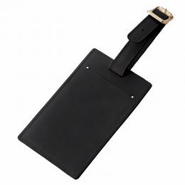 全面印刷できる合皮ラゲッジタグ ブラックの商品画像