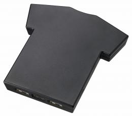 全面印刷できるモバイルチャージャー5000 Tシャツ ブラックの商品画像