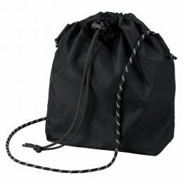 ファインライトポリ巾着ショルダー ブラックの商品画像