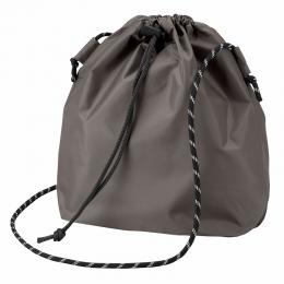 ファインライトポリ巾着ショルダー グレーの商品画像