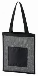 メッシュフラットトート ブラックの商品画像