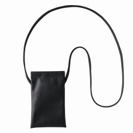 バネ口レザースタイルサコッシュ ブラックの商品画像