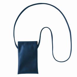 バネ口レザースタイルサコッシュ ネイビーの商品画像