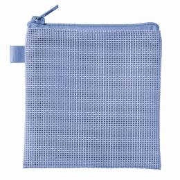 ハードメッシュフラットポーチ(SS) スモークブルーの商品画像