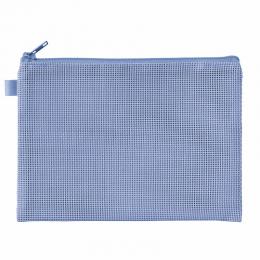 ハードメッシュフラットポーチ(M) スモークブルーの商品画像