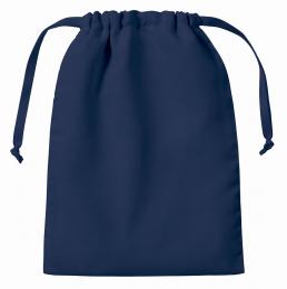 スウェード風巾着(M) ネイビーの商品画像